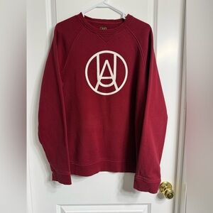 Under Armour Sweatshirt Crew Neck Mens Size Large UA Storm Maroon